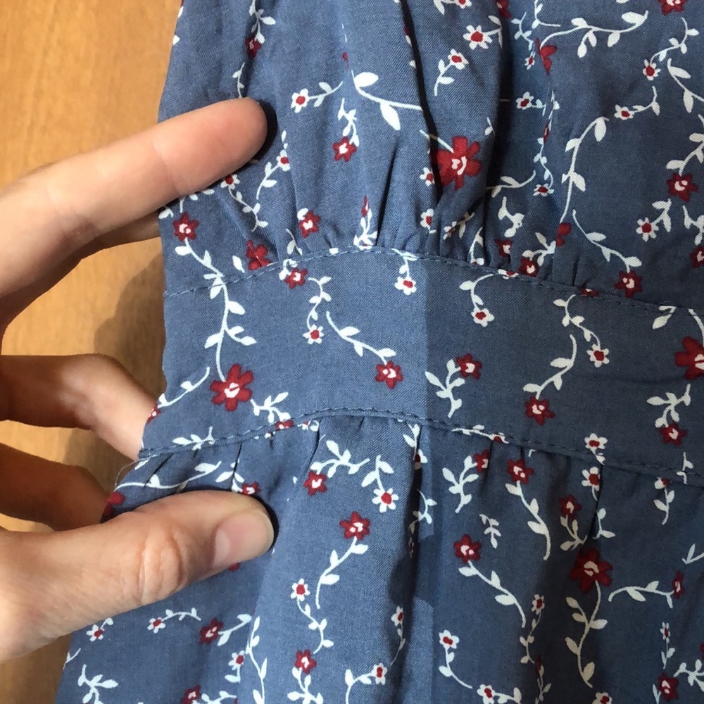 NWT Cotton On dusty blue floral dress - Picture 5 of 9